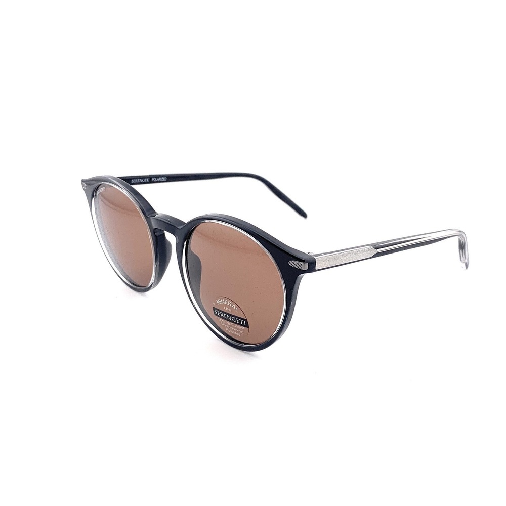 Serengeti Leonora SS028002 Polarized Drivers Women Sunglasses Clear Black